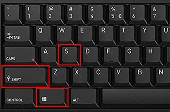 Take A Screenshot Using Windows + Shift + S