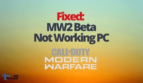 Fixed: MW2 Beta Not Working PC