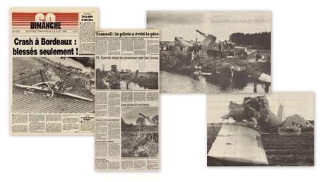 The day a West German military aircraft crash-landed in the fields of Eysines