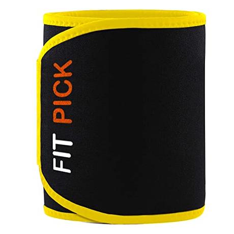 FIT PICK Sweat Belt, Stomach Belt for Men and Women Non-Tearable, Sauna Belt Waist Trainer , Sweat...