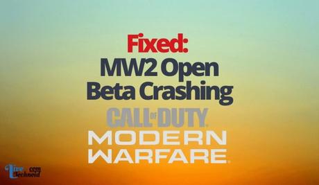 Fixed: MW2 Open Beta Crashing
