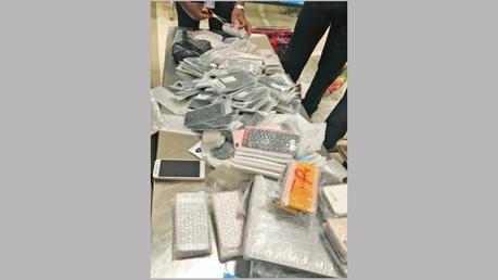 Monk carrying goods over Rs. 31 Mn arrested at airport