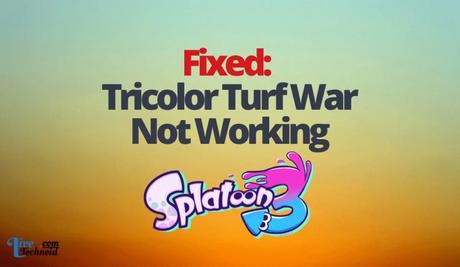 Tricolor Turf War Not Working