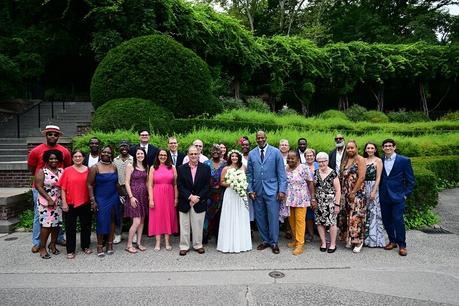 Jennifer and Maurice’s Labor Day Wedding in the Conservatory Gardens