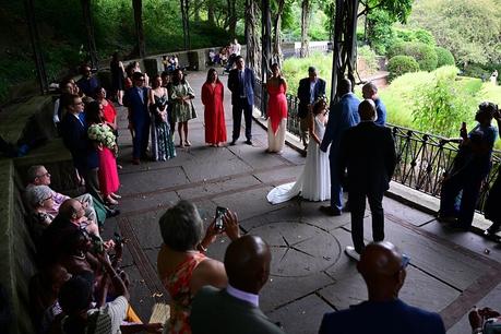 Jennifer and Maurice’s Labor Day Wedding in the Conservatory Gardens