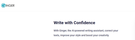 Ginger- Boost The Quality Of Writing