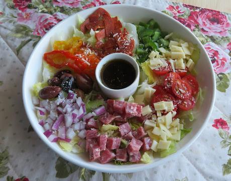 Italian Chopped Salad for One