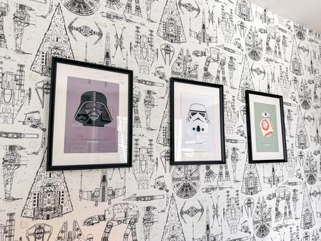 Star Wars prints, Star Wars themed bedroom, tween bedroom, boys bedroom decor, Star Wars decor,