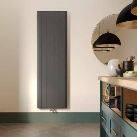 Milano Skye anthracite aluminum designer radiator