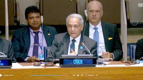 Permanent Representative of Sri Lanka to the United Nations in New York, Ambassador Mohan Pieris appointed as the Chair of the United Nations First Committee