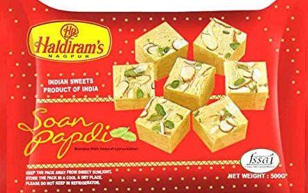 a melting delicacy called Soan-papdi