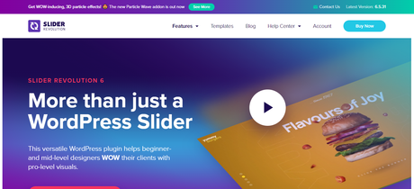 sliderrevolution video slider plugin