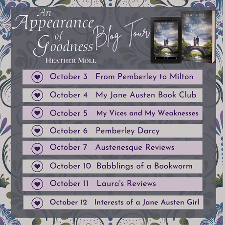 HEATHER MOLL - AN APPEARANCE OF GOODNESS BLOG TOUR