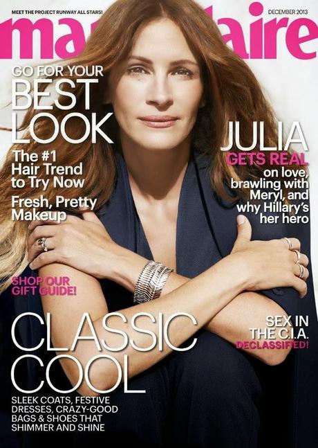 Julia Roberts for Marie Claire US December 2013 