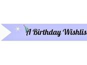 Turning Birthday Wishlist