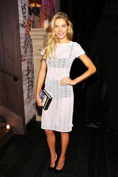 Jessica Hart attends the 2013 Victoria's Secret Fashion after party at TAO Downtown 