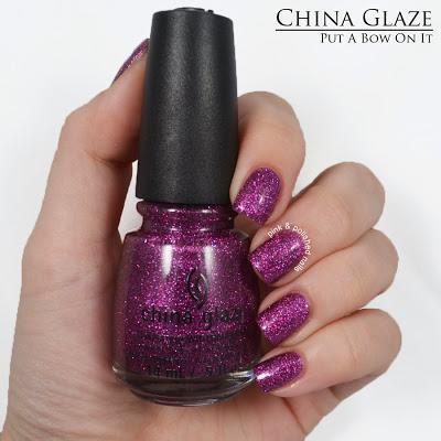 Swatch: China Glaze Happy HoliGlaze Holiday Collection 2013