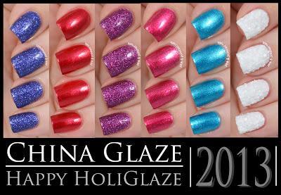 Swatch: China Glaze Happy HoliGlaze Holiday Collection 2013