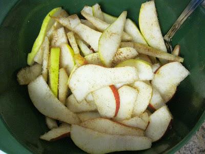 Maple Pear Crumble A La Mode