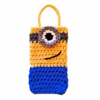 Free Crochet Pattern: Despicable Me Inspired Minion Cozy Case