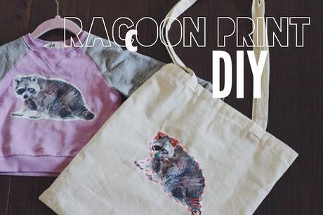 racoon print DIY ( free printable)