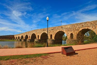 The Merida Roman brigde, near Badajoz