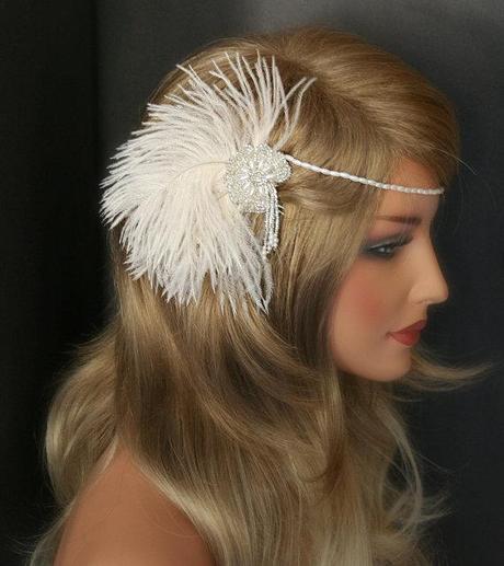 pearl wedding headband handmade by fanciestrands 1920s flapper style