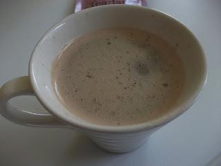 frothy latte with the flavor of earl gray tea