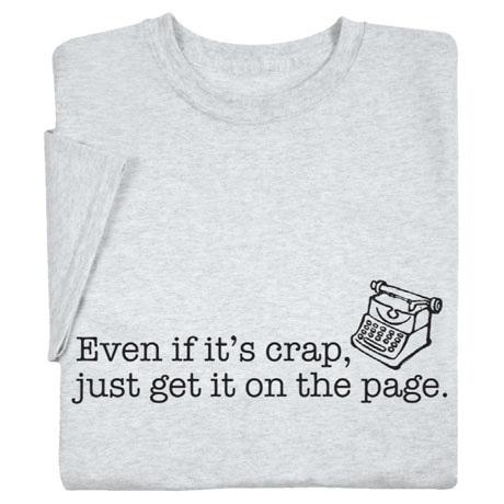 #2: A shirt--Crap on a Page