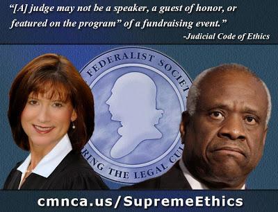 Clarence Thomas Again Ignoring Ethics Of His Position