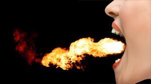 Mouth fire