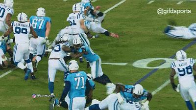 Eric Walden Ripped Off Delanie Walker’s Helmet And Then Headbutted Him Last Night.  No Big Deal.