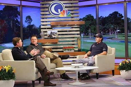 Phil Mickelson Visits Golf Channel Morning Drive