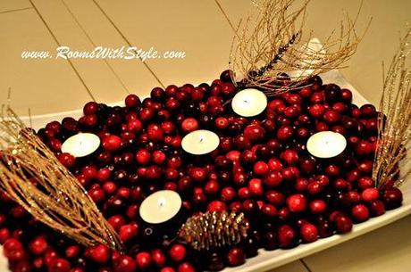 Cranberries in Tray