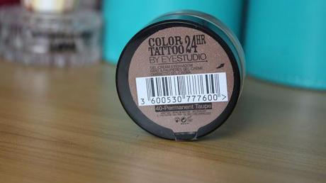 Review + Swatch - Maybelline 24hr Color Tattoo in Permanent Taupe