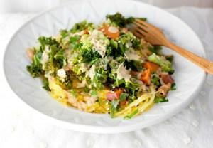 thai peanut spaghetti squash