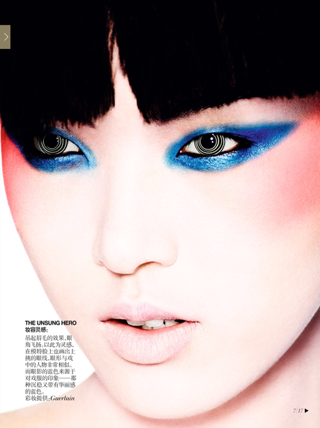 Tian Yi & Chinese Opera Actors by Mario Testino for Vogue China December 2013 