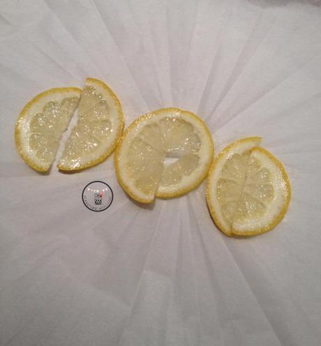 lemon on parchment paper