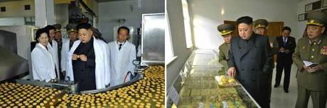 Kim Jong Un inspects KPA Foodstuffs Factory #354 (Photo: Rodong Sinmun).