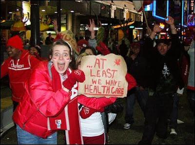 At least we have health care!