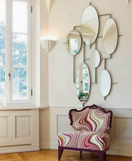 Wall Decor with Mirrors
