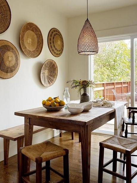 Wall Decor with Baskets