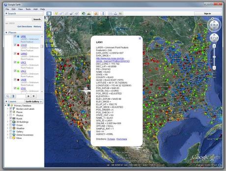 CORS Google Earth NGS CORS sites in Google Earth