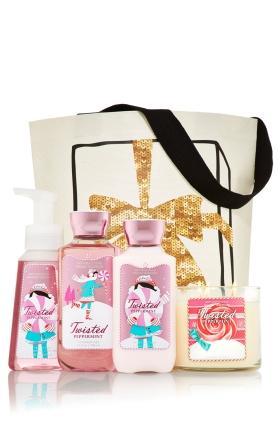 Twisted Peppermint Ultimate Fragrance Fan Gift Set - Signature Collection - Bath & Body Works