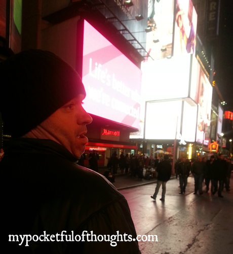 danny made me laugh in times square