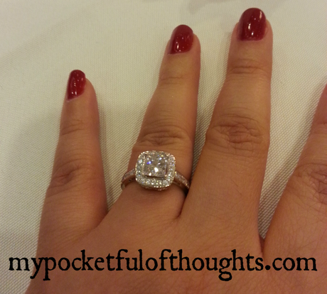 I'm #engaged. He #proposed. I said yes. I'm getting #married. He put a #ring  on it!