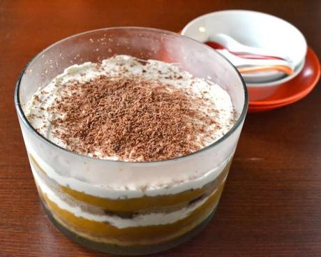 Pumpkin Tiramisu (Eggless Recipe)