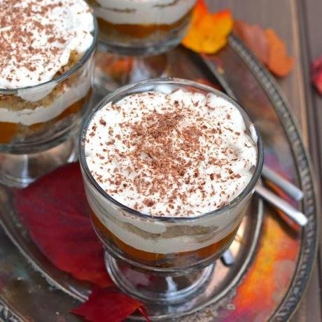 Pumpkin Tiramisu (Eggless Recipe)