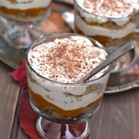 Pumpkin Tiramisu (Eggless Recipe)