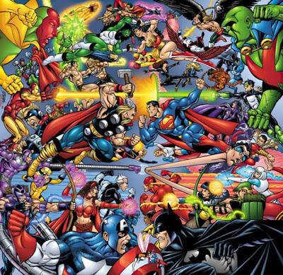 The DC-Marvel onscreen war